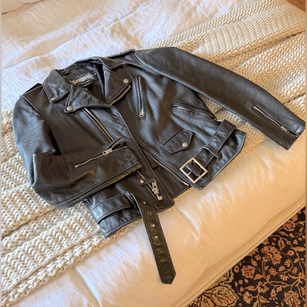 Schott NYC Motorcycle Jacket - Picture 2 of 6